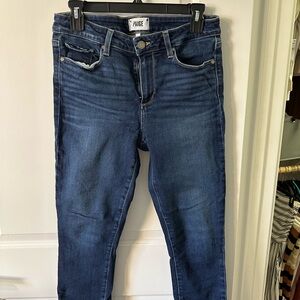 PAIGE Blue Skinny Jeans with Stretch